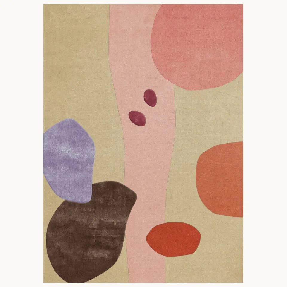 Layered Poppy Kalas Magical Garden Beige - 140 X 200 cm Meerkleurig - Pastel; Beige