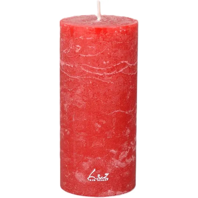Rasteli Luz Your Senses Stomp Kaars Rood D 7 cm H 15 cm
