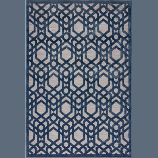 Shoulman Wonen Flair Rugs - Tuintapijt - Vloerkleed - Voor binnen en buiten - Buitenkleed Blauw