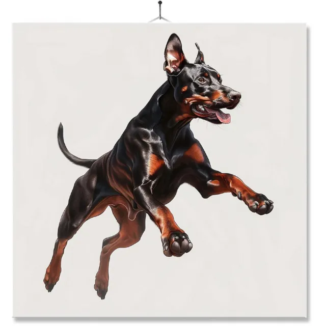 MC Living Tegel Met Opdruk | Geschenk | Wc | Toilet | Dobermann Ontwerp 1