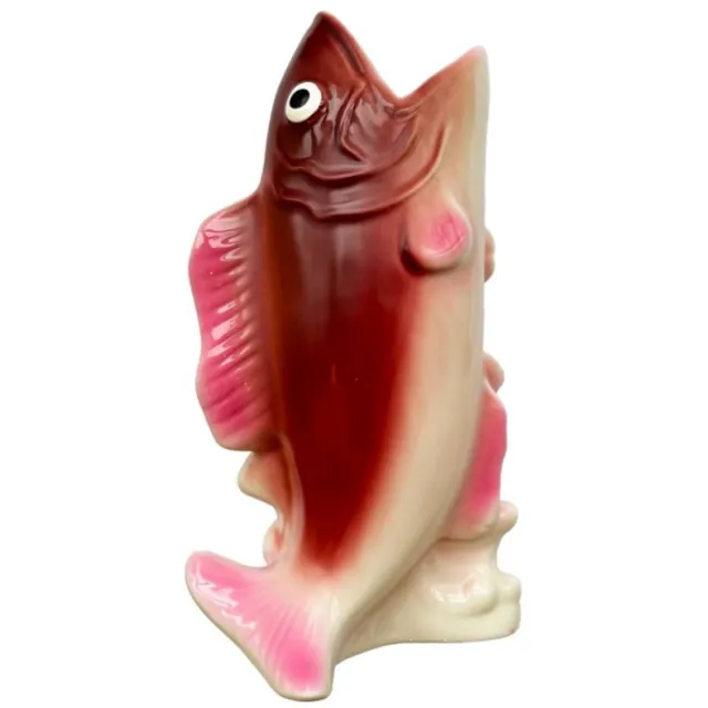 Kitsch Kitchen kandelaar vis rood/roze multi
