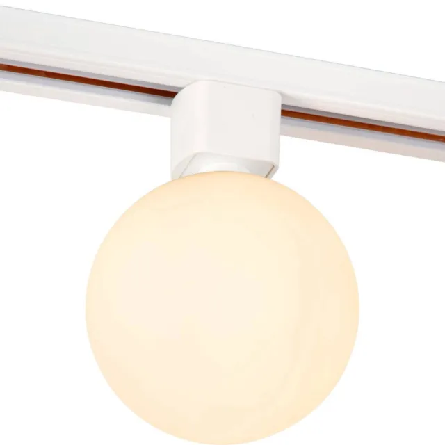 Lucide TRACK TYCHO- Railspot - 1-fase Railsysteem / Railverlichting - 1xG9 - Opaal (Uitbreiding)