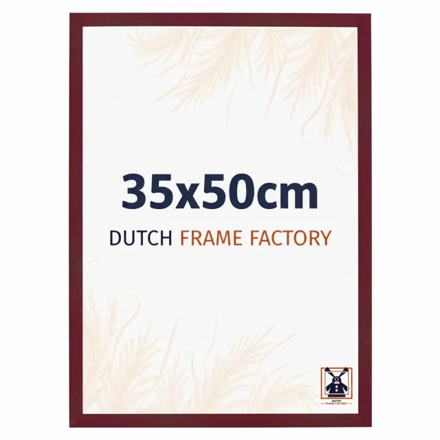 Dutch Frame Factory Fotolijst 35x50 cm - MDF - Wijnrood Geveegd - Benno