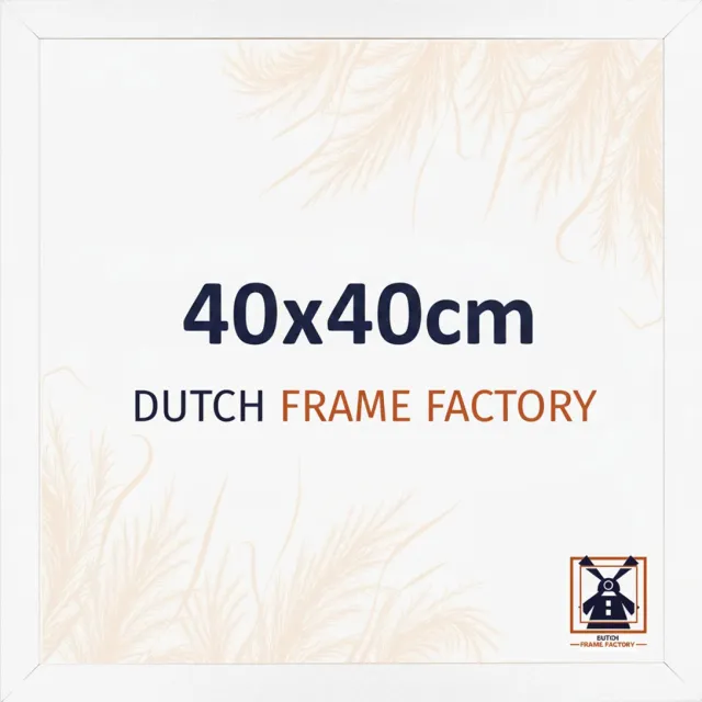 Dutch Frame Factory Fotolijst 40x40 cm - MDF - Wit Mat - Benno