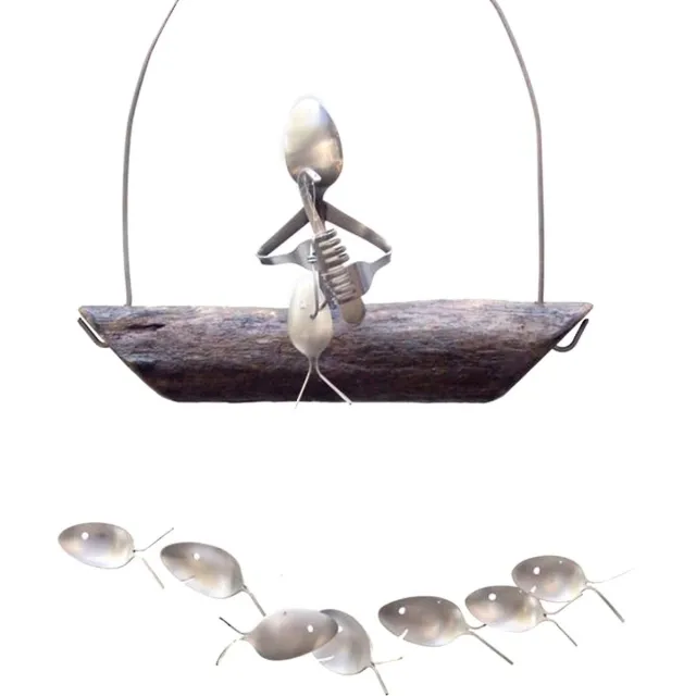 achilles Visserman Windgong - Windvanger - Tuin decoratie Mix - 26