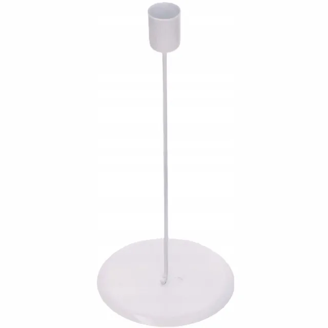 Emized Matte Witte Kandelaar - 23 cm Hoog Matte White
