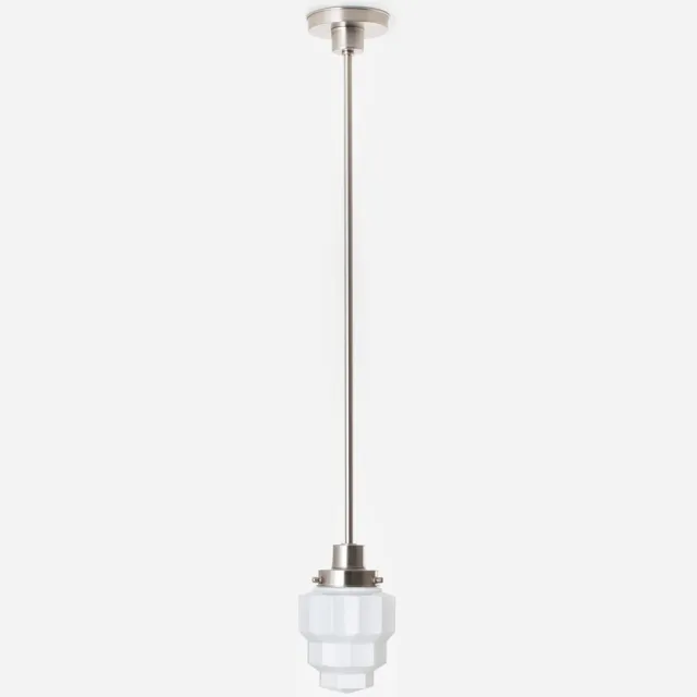 Coloured by Art Hanglamp Empire 20's Matnikkel - Art Deco Trade
