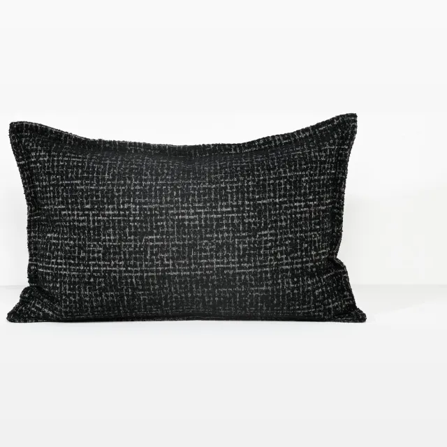 Darcy & Duke Dark Sable - Sierkussen - 40 X 60 Zwart