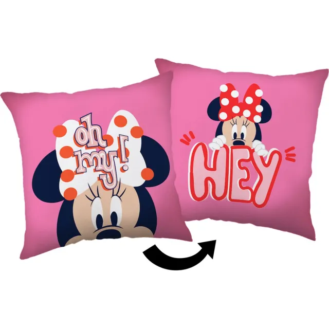 Disney Minnie Mouse Kussen Hey - 40 x 40 cm - Polyester Roze