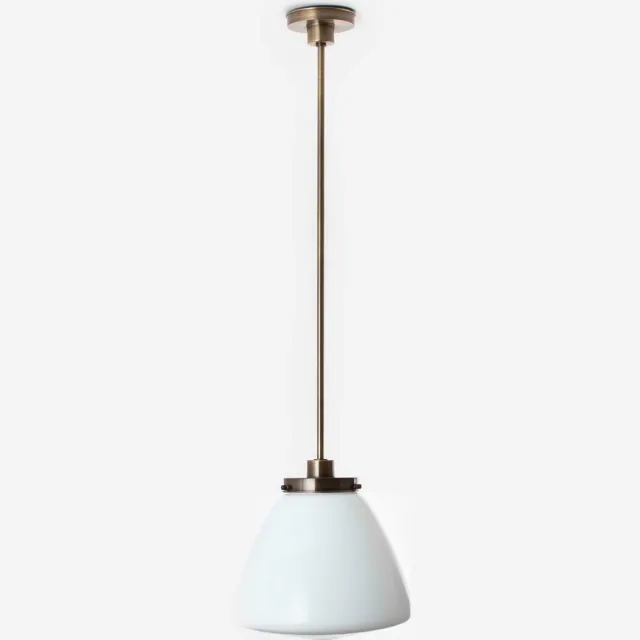 Coloured by Art Hanglamp Schoolbol Large 20's Brons - Art Deco Trade