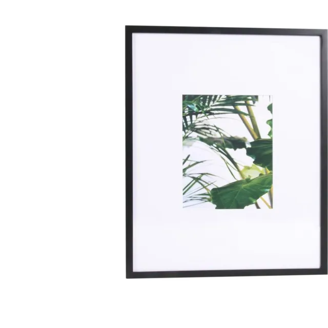 XLBoom Vitro Fotolijst 20 x 25 cm - Fotokader voor ophangen fotoformaat 20x25cm - Zwart hout - Afmetingen kader 53.1 x 42.9 x 1.8 cm