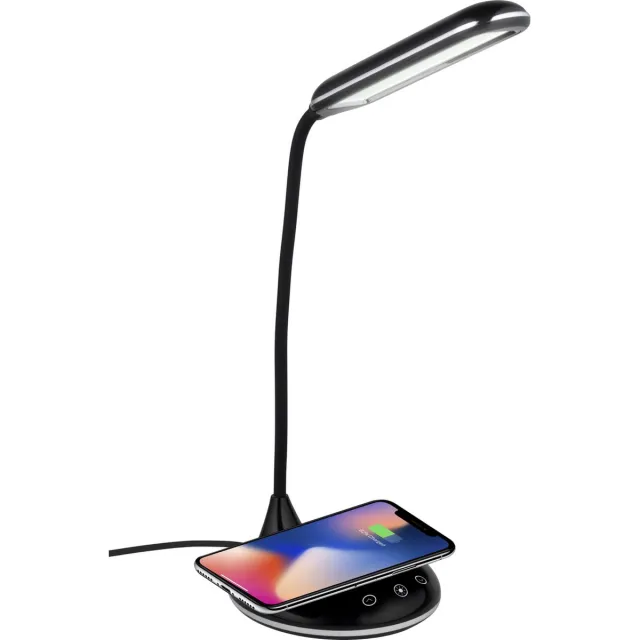 Grundig Tafel Lamp - dimbaar - draadloos opladen LED - 10W/230V 2700-6500K Zwart