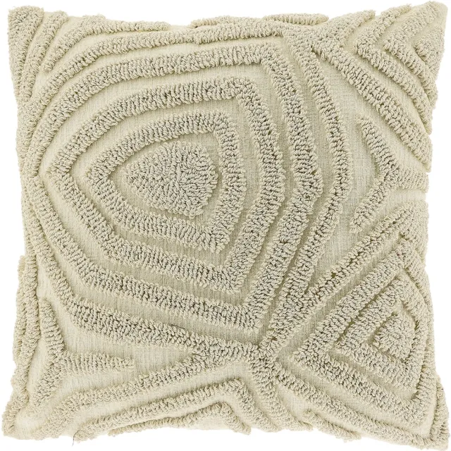Unique Living Sierkussen Corfu 45x45cm - Dove White Wit