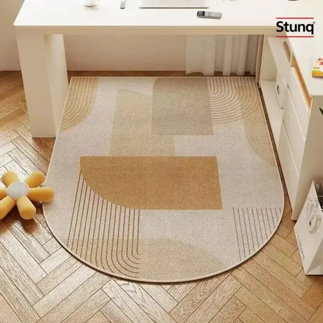 Stunq Wabi-Sabi Vloerkleed Beige Abstract Geometrisch Antislip
