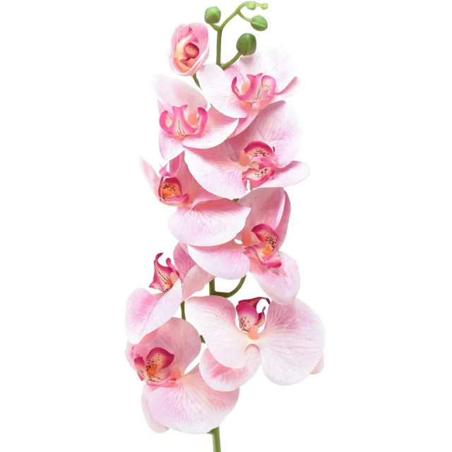 DPI GmbH Orchidee Phalaenopsis kunst 9 bloemen roze wit 96cm