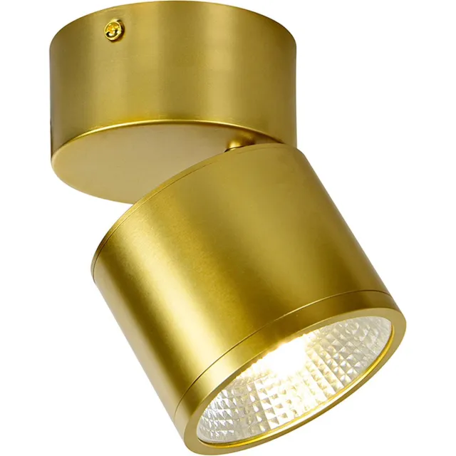Olucia THOMAS - Plafondlamp - Messing - Vorm: Cilinder