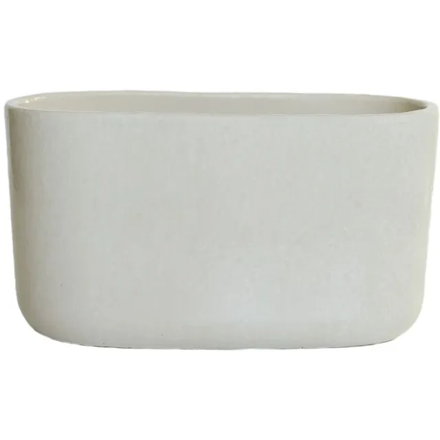 HS Potterie vaas keramiek lugo 19x30cm ivoor wit