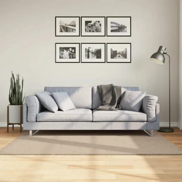 vidaXL Vloerkleed HUARTE laagpolig zacht wasbaar 120x170cm zandkleurig, foto 2