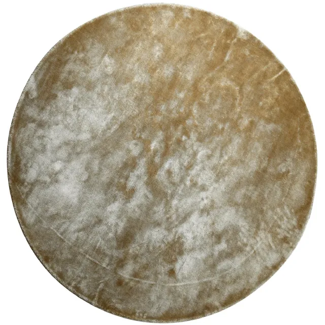 PTMD COLLECTION PTMD - Vloerkleed Flavia - Bruin - 160x160x1cm