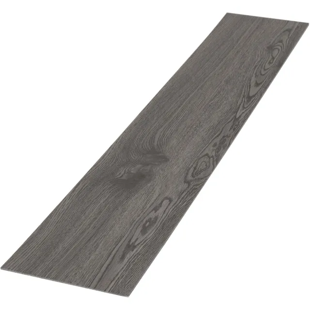 ml-design Deluxe PVC vloerplanken zelfklevende vinylvloer eik- grijs houtlook 91,5x15,3 cm dikte 2 mm 8,92m²/64 planken antislip waterbestendig eenvoudige installatie laminaat planken natuurlijk houteffect met click systeem voor elk interieur Eiken grijs decor