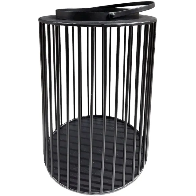 Vase The World Windlicht Maripa | Medium | Zwart | Ø30 x H60 cm