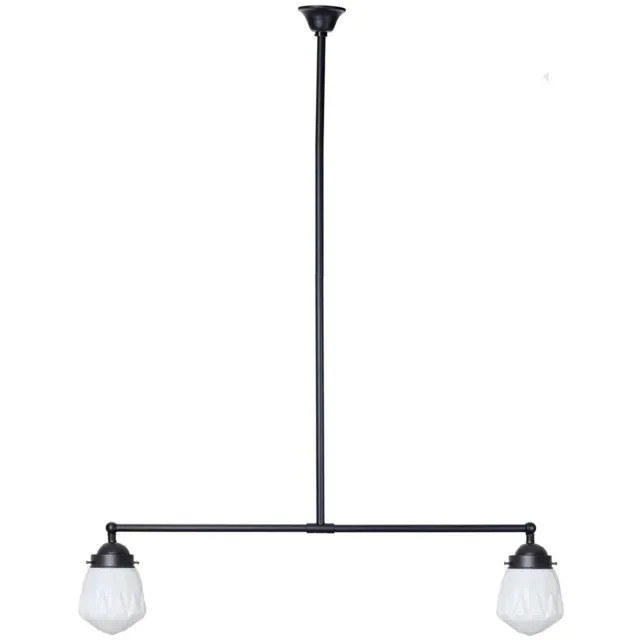 Coloured by Art Moonlight T-lamp 2 lichts Rocket - Art Deco Trade Zwart