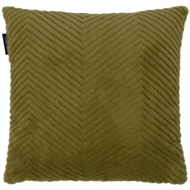 Mars & More Kussen Visgraat Groen 45x45cm