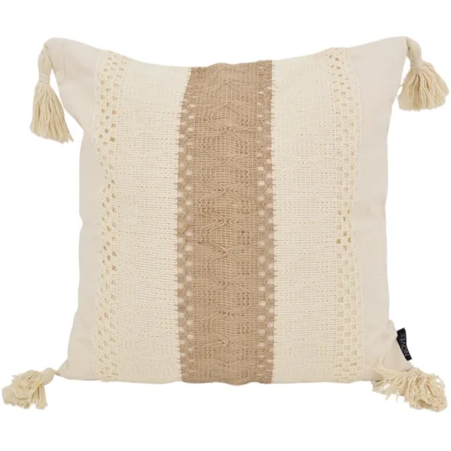 NOVÉE Bibi Jute Kussenhoes | 45 x 45 cm | Katoen/Jute bibi 45x45