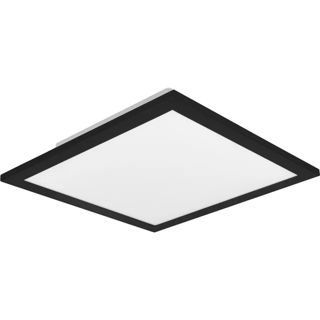 RL LIVE YOUR LIGHT REALITY ALPHA - Plafondlamp - Zwart mat - incl. 1x SMD 13,5 W - Wand- en plafondmontage - Lichtbron niet vervangbaar - Niet dimbaar