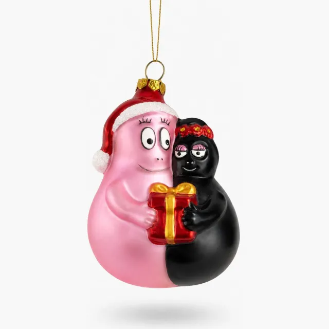De ballen uit Kersthanger Barbapapa - Gift Roze