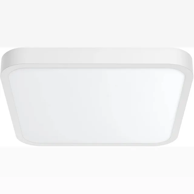 BRAYTRON JADE - LED Plafondlamp - Keuken, Woonkamer, Badkamer - 20w - 1600 Lumen - CCT Aanpasbare licht kleuren - 3000K/4000K/6000K - Wit - Opbouw - Vierkant - IP44