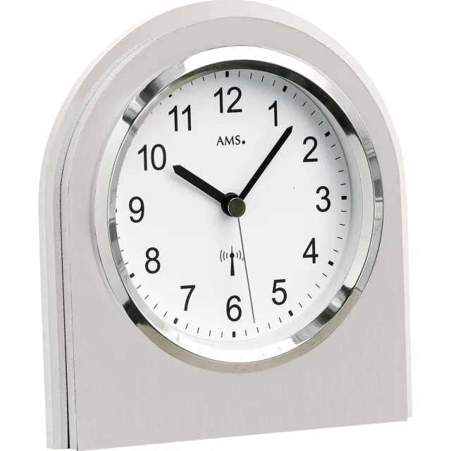AMS F5198 Tafelklok Zilver