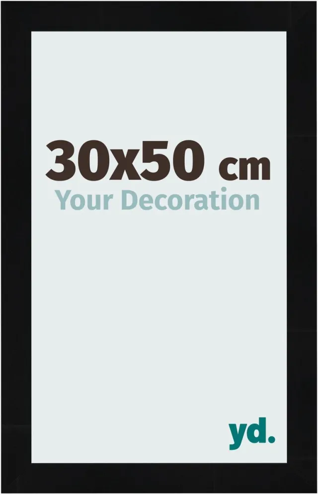 yd. Your Decoration - Fotolijst 30x50 cm - MDF - Zwart Hoogglans - Pisa