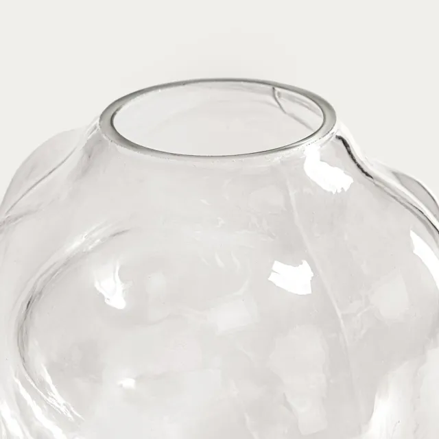 Homla Vaas | MALENA | helder glas | 19 x 18.5 x 24.7 cm | 785924 Transparant
