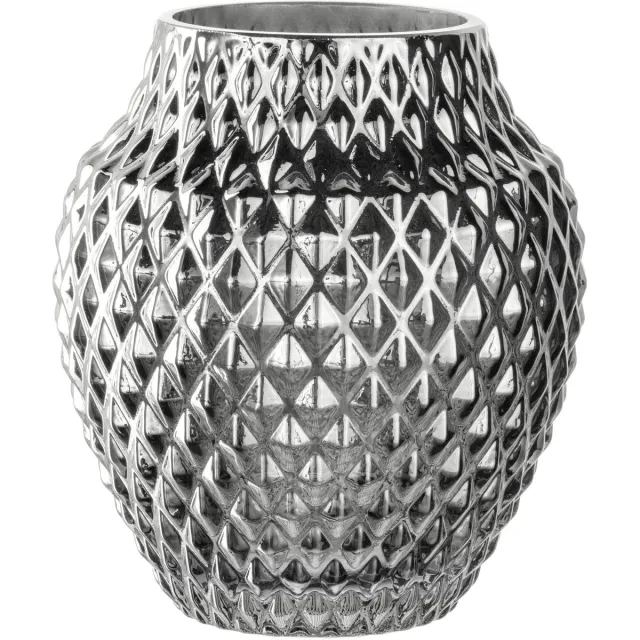 Leonardo Palazzo Vaas Zilver Small Chroom;Zilver