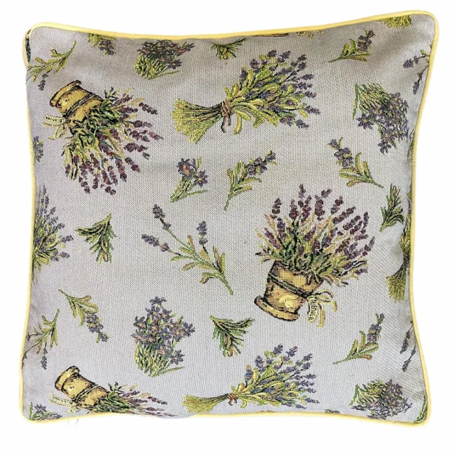 Signare Kussenhoes - Gobelin - Lavendel - paars - 45 x 45 cm lila