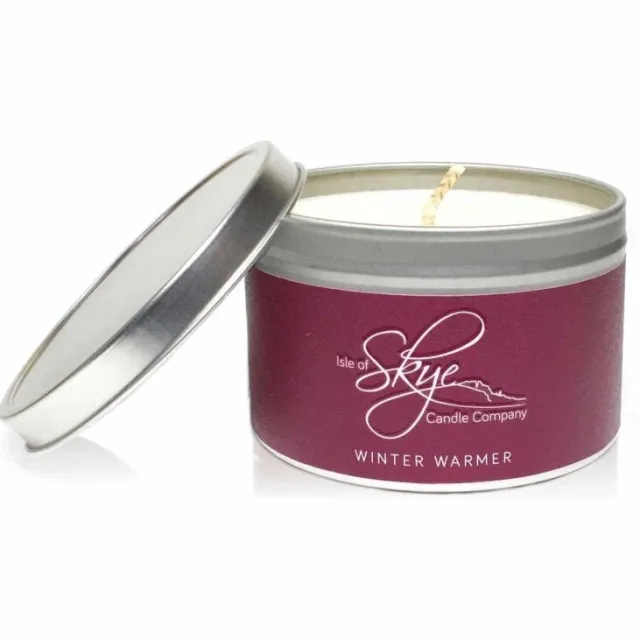 Isle of Skye Candle Company Sojawaskaars Winter Warmer - Travel Container - Handgemaakt - 30 uur - Isle of Skye Candle Company Transparant
