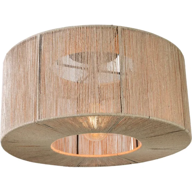 Urban Interiors Plafondlamp - Drum Jute - Ø45 Bruin