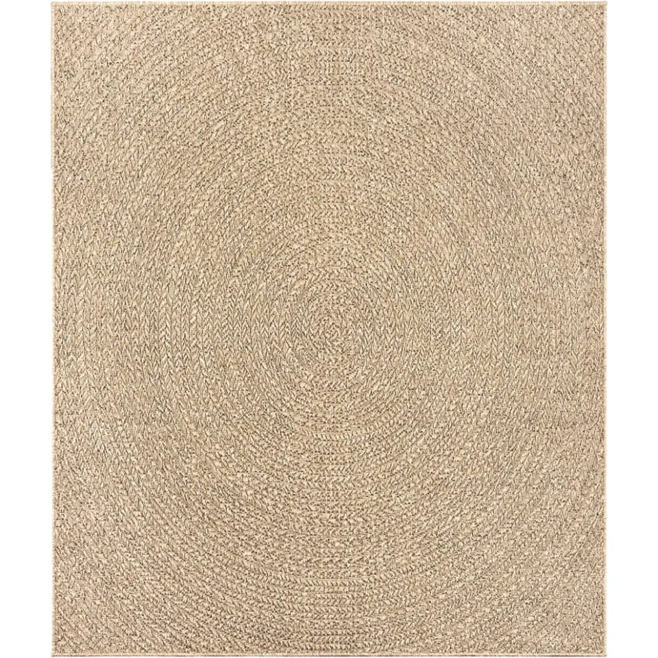 vidaXL Vloerkleed ZIZUR binnen en buiten 240x340 cm jute look bruin, foto 4