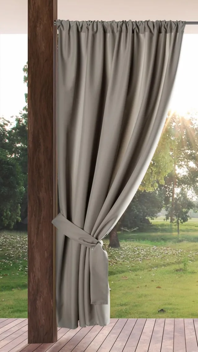 Ibenzoa Tuingordijn met Weerbestendige Eigenschappen voor Balkon, Terras, Veranda en Meer, 155 x 200 cm, Cappuccino