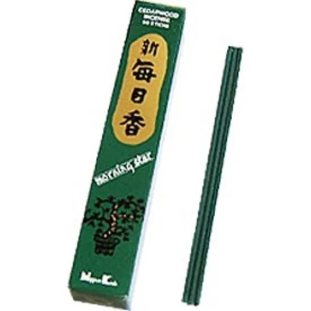 Yogi & Yogini naturals Japanse wierook - Morning Star - Cedarwood groen