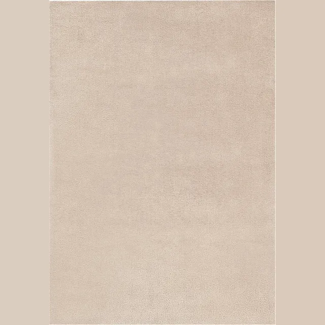 Beliani DEMRE - Shaggy vloerkleed - Beige - 160 x 230 cm - Polyester