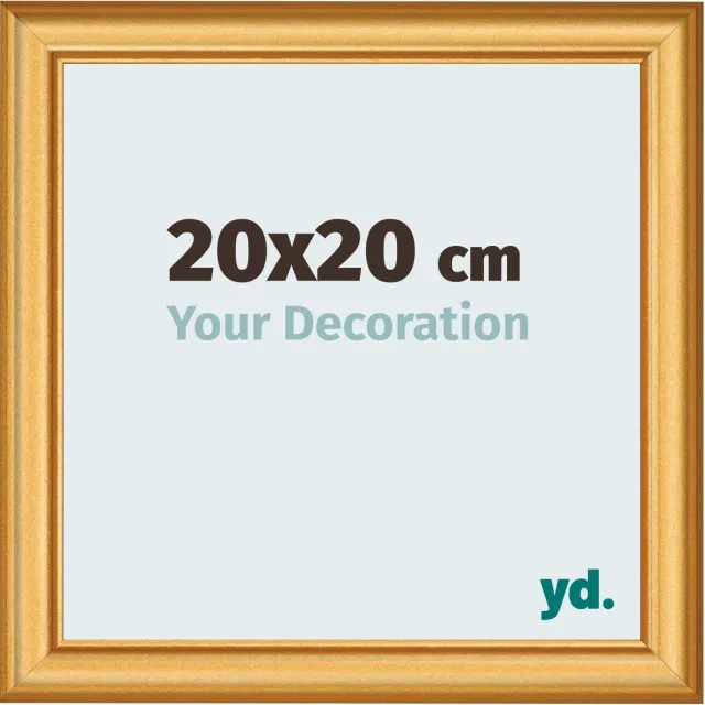 yd. Your Decoration - Fotolijst 20x20 cm - MDF - Goud Mat - Lazio