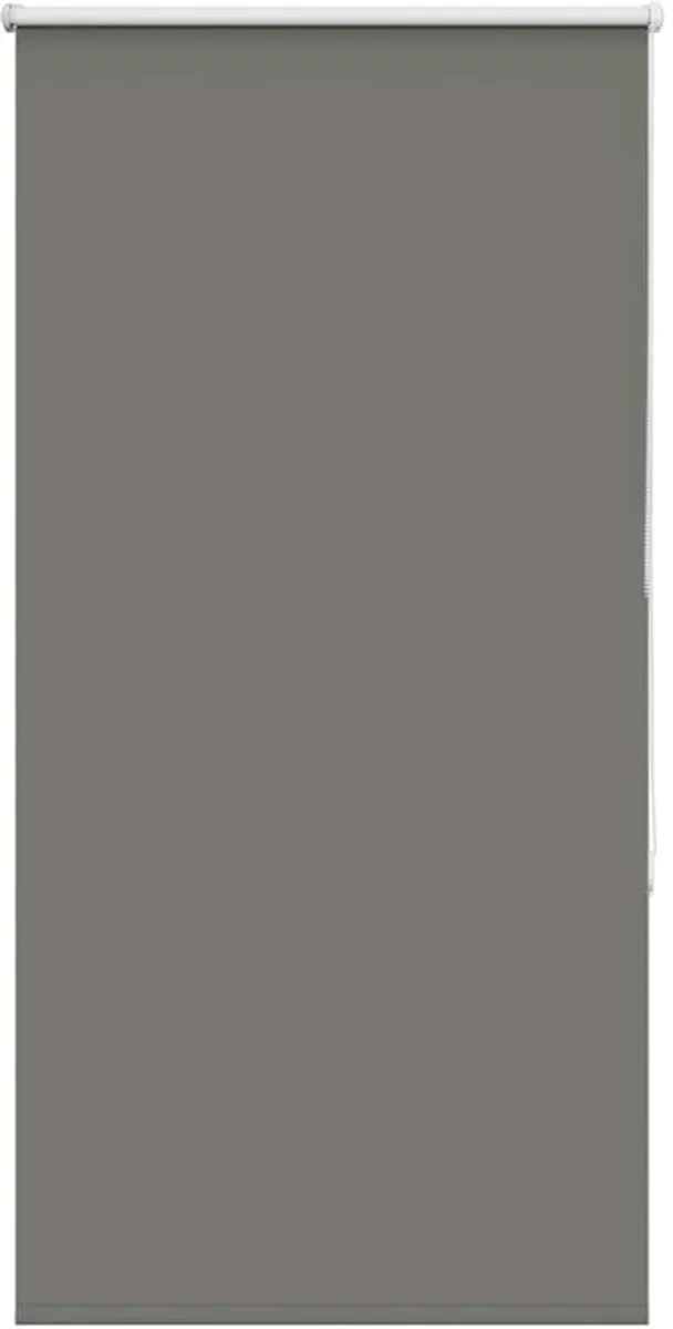 vidaXL Rolgordijn - verduisterend - 70x130cm - stofbreedte - 65,7 - cm - polyester grijs