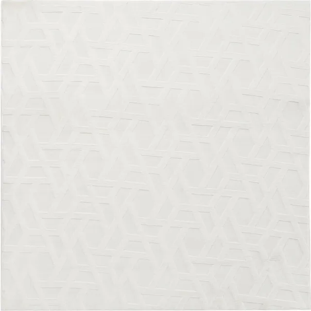 Beliani ANTERO - Vloerkleed - Gebroken wit - 160 x 160 cm - Polyester