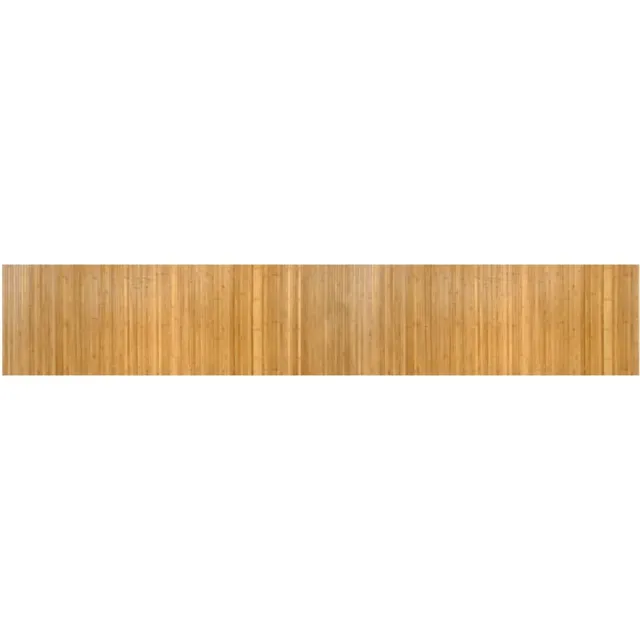 vidaXL Vloerkleed - rechthoekig - cm - bamboe - naturel