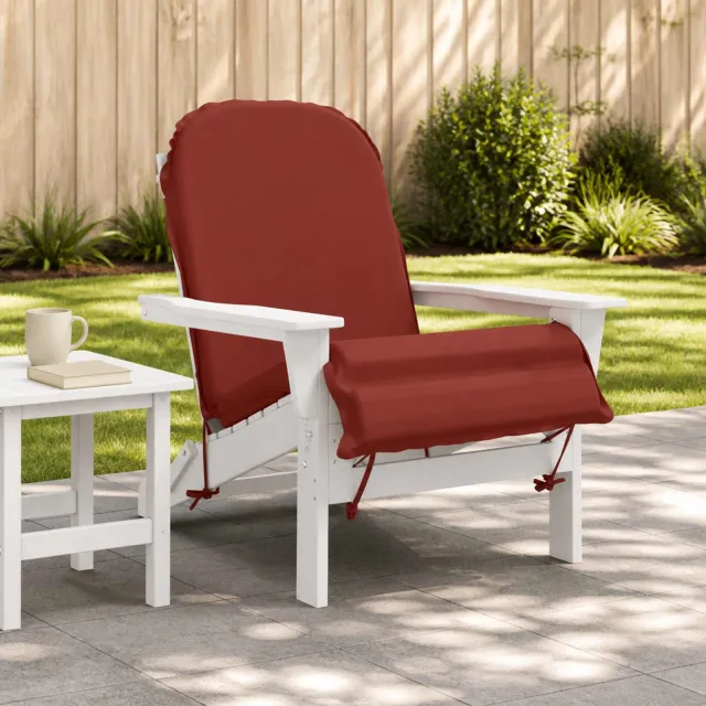vidaXL Adirondack stoelkussen GEMERT 100% Polyester Rood