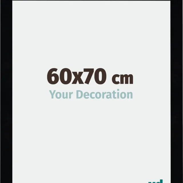 yd. Your Decoration - Fotolijst 60x70 cm - MDF - Zwart Hoogglans - Mura