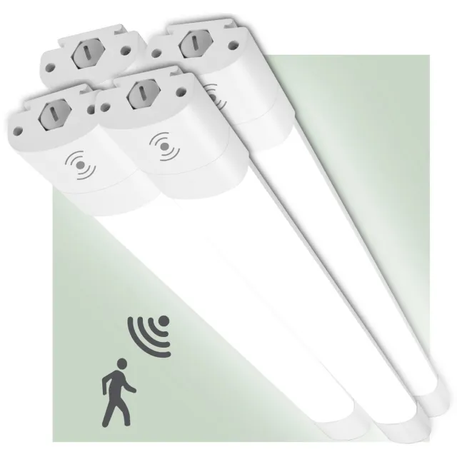Oraymin 4x LED Werkplaatslamp met Sensor - IP66 Waterdicht - Doorlusbaar - 30W 3300LM - 4000K Wit