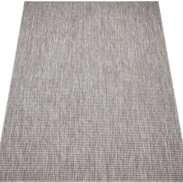 flycarpets Binnen & Buitenkleed Nacira Laagpolig Vloerkleed - Blauw
